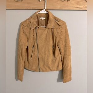 BaeVely faux suede moto jacket. Size small